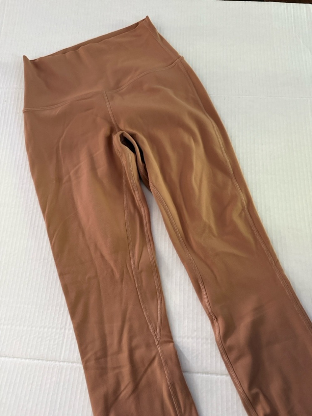 Lululemon High-Waist Align Rust Brown )l(Skin-Tone )  Yoga, Leggings size 4